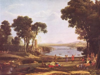 El matrimonio de Isaac y Rebeca de Claude Lorrain